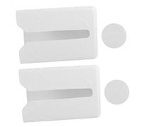 SOLUSTRE No Drill Wall Mounted Tissue Box White Napkin Holders for Home and Bathroom Creative Hanging Storage Containers with Adhesive Stylish Decorative and Practical Dispensers