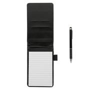 SOLUSTRE Office Schedule Notepad Portable Note Pad Small Notebook 4.1x5.8inch Easy to Store Prioritizing Pu Paper Metal Material Work Office Use