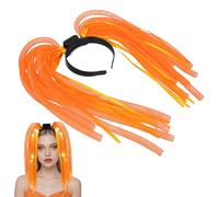 SOLUSTRE Orange LED Flash Hair Band with 6 and 9 Lights, Pp Material, On/off Control and Flashing Feature, for Night Events and Holidays Random Color