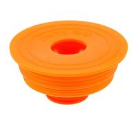 SOLUSTRE Orange Upgraded Dual Function Variable Diameter Design and Silicone Drain Pipe Sealing Plug Device Automatically Closes Without Draining, for Kitchen Pipeline Installation