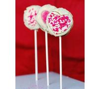 SOLUSTRE Paper Lollipop Sticks Sturdy and Not Easy to Snap 100pcs White for Simple Design for Cake Pops and Hard Candy Lollipops for Party Treats and DIY Craft Projects