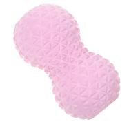 SOLUSTRE Peanut Massage Ball Eva Body Massage Ball Portable Stress Relieving Roller for Massaging Neck and Waist Pink