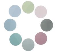 SOLUSTRE Pet Memo Pads round Adhesive Notes 400 Sheets Strong Self-adhesive and Re-positioning Feature for Students and Office Use, for School and Office Organisation