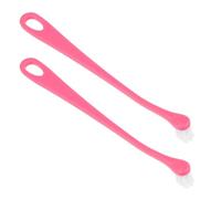 SOLUSTRE Pet Teeth Cleaners with Handle and Compact Brush 2pcs Soft-Bristle Toothbrushes Gently Brush Pet’s Teeth and Deeply Clean the Mouth for Dogs and Cats for Effective Dog