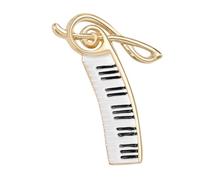SOLUSTRE Piano Brooch Brooch Pin Creative Zinc Alloy Versatile Accessory Elegant Women Music Lovers Party 1.85x1.22x0.31in