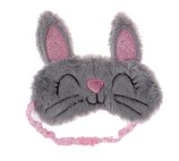 SOLUSTRE Plush Rabbit Washable 2 Pack for Sleeping Sleeping Eye Mask with Breathable Soft Material and Cute Design, for Flying and Place Where Light Interferes