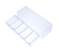 SOLUSTRE Poker Small Reasonable Partition Design Case Acrylic Chip Organising Poker Chips Daily Night Objects Use Game