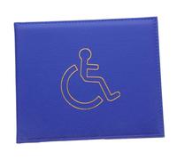SOLUSTRE Portable Disabled Certificate Holder Sleeve Lightweight Id Card Cover for Disability Badge Multi-use Ticket Organizer for Office Staff Security Teachers Students