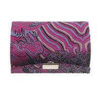 SOLUSTRE Portable Lipstick Holder Case with Mirror Small Purple Box Featuring Secure Protection and Elegant Chinese Style Design for Dates and Busy Work Schedules