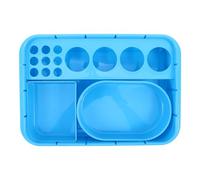 SOLUSTRE Portable Medication Storage Box with Integrated Segmented Compartment and Plastic Material for Rapid Disinfection, Suitable for Infusion Rooms and Stations, Hospital Pill Dispenser