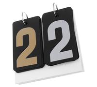SOLUSTRE Portable Mini Scoreboard for Sports Games Easy Operation and Pvc Material, Suitable for Referees and Scorekeepers in Baseball and Tennis Matches