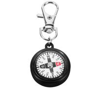 SOLUSTRE Portable Multifunctional Abs Compass Keyring for Outdoor Use and Travel, Practical Pocket Survival Compass for Camping, Hiking, and Climbing Adventures