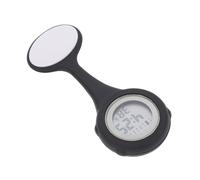 SOLUSTRE Portable Nurse Pocket Watch with Pin Design, Lightweight Silicone and Zinc Alloy Material, Accurate Timekeeping Suitable for Medical Workers, Simple and Delicate Style for Hanging