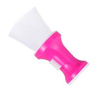 SOLUSTRE Portable Pink Fiber Hair Brush Hairdressing Tool Comfortable Plastic Handle Multi-functional Hair Sweep Hairbrush Suitable for Barber Shop