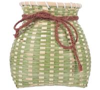 SOLUSTRE Portable Random Capacity Fish Bucket with Bamboo Large Fishing Comfortable Grip, Easy to Carry Wear-resistant Container Color and Fishing and Outdoor Use