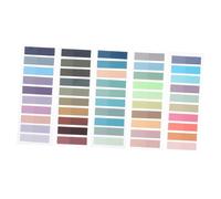 SOLUSTRE Portable Sticky Tabs Pet Semi-transparent Index Markers for Office Reading Highlights Colorful Page Flags for Annotation Classification and Easy Page Indexing