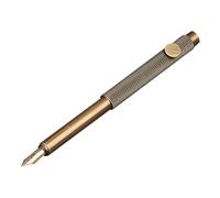 SOLUSTRE Portable Writing Pen Calligraphy Art Pen 0.5mm Fine Tip with Ink Retro Vintage Style Versatile Writing for Classroom Artists and Students