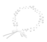 SOLUSTRE Practical Bridal Hair Accessory Pearl Headband and Cloth Material Hair Vine Flexible Design Wedding for Women and Flower Girls for Engagement and Prom