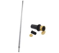 SOLUSTRE Premium Cello Endpin Tail Post Support Rod Stainless Steel Gold-plated Carbon Brazing Sturdy Heavy-duty Design Reducing Sound Loss for Professional Cellists Random Color