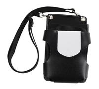 SOLUSTRE Professional Hair Stylist Scissor Holder Waist Belt Pouch Compact Lightweight Hairdressing Tool Bag Handsfree Storage for Salon Barber Accessories