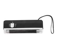 SOLUSTRE Professional Money Detector Portable Currency Detector 6.29x2.16x0.98in Compact Bill Detection Built-in Flashlight Lightweight Pp Material for Anytime, Anywhere Bill and Document