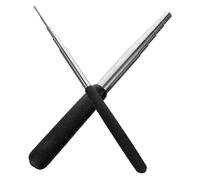 SOLUSTRE Professional Wire Wrapping Mandrel for Jewelry Making and Construction Ergonomic Non-slip Design Includes Large and Small Black Textured Rods for Jump Rings and Loop Forming for