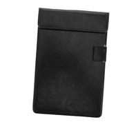 SOLUSTRE PU Leather Menu Holder Clipboard with Pen Slot Sturdy Clip Organizer for Restaurant Checks Server Order Pads Office Files Lightweight and Secure Grip for Efficient Note Management