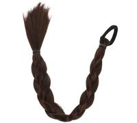 SOLUSTRE Puff Ponytail for Black Women Braided Hair Extension Wrap around Ponytail High Temperature Fiber Heat-resistant Synthetic Fibers Easy to Use Stylish Look for Live Shows