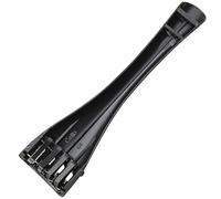 SOLUSTRE Pull String Board Cello Tailpiece Wood Tailpiece for Cello Tongue-shaped Black with Metal and Plastic Parts Easy to Install Practical Workmanship Bright and Smooth