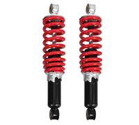 SOLUSTRE Rear Shock Absorber Fast Response Performance 260mm Iron Suspension Spring 2pcs for Four Wheeler and Bike, Gravel and Rugged Mountain Paths