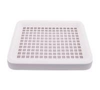 SOLUSTRE Rectangular Bunny Litter Pan for Small Rabbits and Guinea Pigs, Mini Portable Plastic Indoor Pet Potty with Tray, Prevents Pet's Feet from Being Scratched, for Home and Kitchen Use