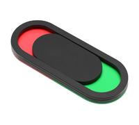 SOLUSTRE Red Green Door Sign Vacancy Indicator 2-sided Easy Status Switch Self-adhesive Organic Glass Minimalist Elegant Design for Public Spaces and Home