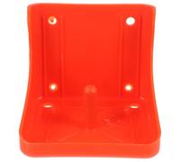 SOLUSTRE Red Pe Salt Block Holder for Cattle and Sheep Easy to Mount Livestock Salt Licking Tray with Details on Farms and Ranches