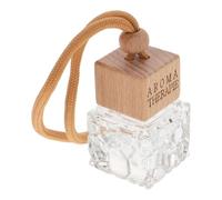 SOLUSTRE Refillable Car Air Freshener Bottle Hanging Essential Oil Diffuser Aromatherapy Car Interior Accessory for Drivers Seeking Relaxation and Stylish Compact Design