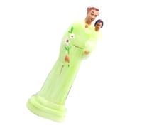 SOLUSTRE Religious Statue Desktop Ornament Plastic Craft Figurine for Home Decoration Catholic Saint Figurine Decorative Holy Statue for Prayer and Worship