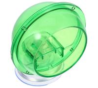 SOLUSTRE Reptile Feeder Bowl Plastic Material with Suction Cup Stable Wall Installation Solid Construction for Green Iguana and Gecko Suitable for Glass Tanks and Acrylic Boxes