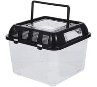 SOLUSTRE Reptile Feeding Box Climbing Pet Feeding Container with Ventilation Design Random Color for Tortoise and Lizard, Suitable for Domestic Pets and Living Foods