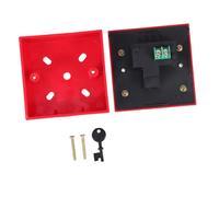 SOLUSTRE Resettable Manual Emergency Alarm Switch for Traditional Fire Systems Hand Activated Call Point Button Rapid Response Fire Safety Control for Office and Commercial Use