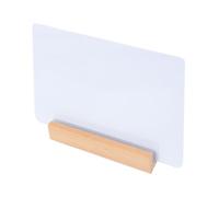 SOLUSTRE Reusable Chalk Board Small Chalkboard Sign Lightweight Multi-Functional Wood PVC Modern Stylish Display Board for Home Bar Use