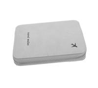 SOLUSTRE RFID Travel Passport Holder Wallet with Zipper, Pu Leather Document Organizer for Men and Solo Tourists, Multiple Compartments for Convenient Portability on International Trips