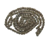 SOLUSTRE Roller Chain for Go Kart Mini Bike Steel Link Chain Replacement with Kart Link High Hardness for Easy Installation and Torque Performance
