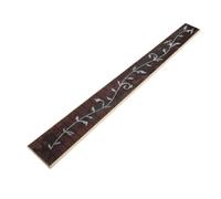 SOLUSTRE Rosewood Acoustic Guitar Fretboard DIY Replacement with Frets for Professional Performances and Recording Warm Tone Neck Accessory for Fretted Instruments