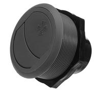 SOLUSTRE Round Louvered Dash Vent Gray Air Conditioning Outlet Deflector for Rv Trailer Boat Yacht Multi Season Airflow Saving Dashboard Exhaust Grille Easy to Clean Car and Ceiling Vent