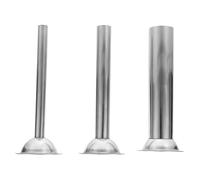 SOLUSTRE Sausage Stuffer Tubes Set Safe for Kitchen Use Stainless Steel 3pcs for Making Sausage with Meat Bags Easy to Clean