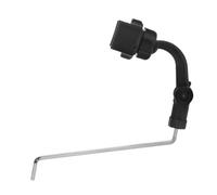 SOLUSTRE Saxophone Phone Holder Sax Lyre Clip Mount Sturdy Clamp and Abs Stainless Steel Material for Securely Holding Phone during Learning and Live Performances