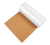 SOLUSTRE Self-Adhesive Cork Sheet Roll Flexible and Corkboard for Pinning Photos Memos and Notes Easy to Install Smooth Surfaces for Home and Office Use
