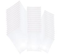 SOLUSTRE Self-Sealing Card Pockets Sleeves Sturdy and Easy to Remove Marks 300pcs for Cards and Many Items that Need to Be Kept for Office and School Storage
