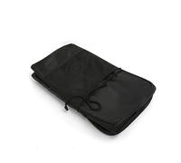 SOLUSTRE Sewing Machine Dust Cover Zipper Pouch with Oxford Protection Case for Home and Shop Foldable with Side Pocket for Knitting Tools Storage Easy to Clean Black Machine Cover