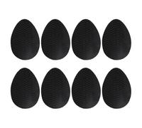 SOLUSTRE Shoe Sole Protectors Shoe Grip Stickers Anti- 4 Pairs Self-Adhesive Silicone Wave Pattern Non- Black Pads for Footwear for Bathrooms and Nighttime Activities