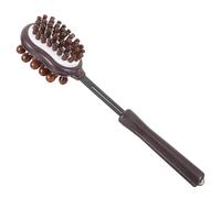 SOLUSTRE Shoulder Neck Massage Hammer Physiotherapy Massage Tool Wooden Abs Construction Smooth Surface Withstand Heavy Use for Home Warm-ups Therapist Professional Masseur Whole Body